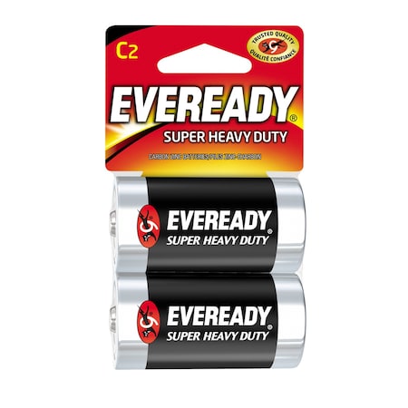 Eveready Energizer General Purpose Battery - For Multipurpose - C - 2, PK2 1235SW-2